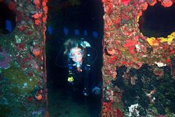 Duane wreck - Key Largo Sunk in 122 ft of water in the mi... by Michael Salcito 